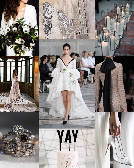 Wedding Trends Hints of Black