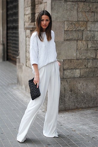 All White Spring Outfit