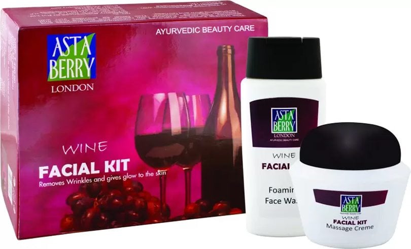 Astaberry Wine Facial Kit