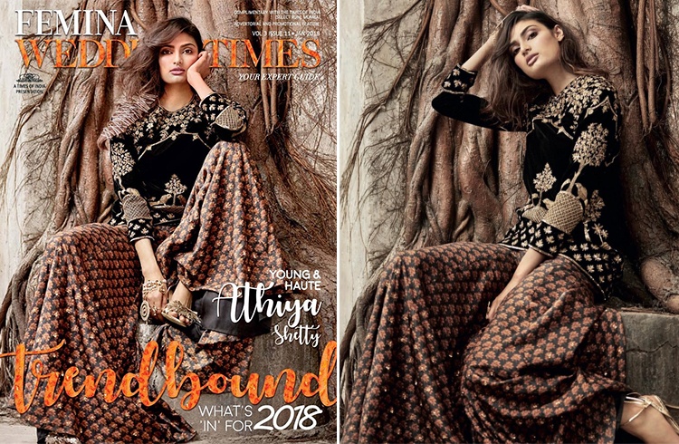 Athiya Shetty for Femina Wedding Times January 2018