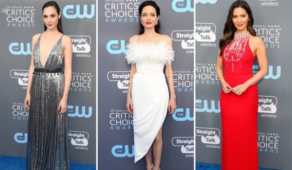 Best Dressed Celebs at Critics' Choice Awards 2018