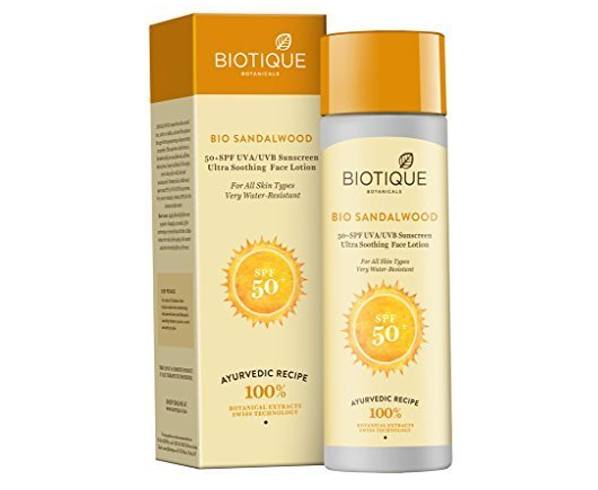 Biotique Bio Sandalwood Lotion SPF 50