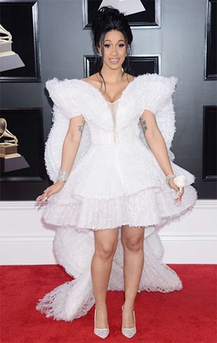 Cardi B at Grammys 2018