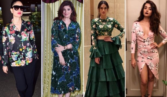 Celebs in Floral Dress