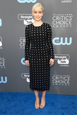 Emilia Clarke at Critics Choice Awards 2018