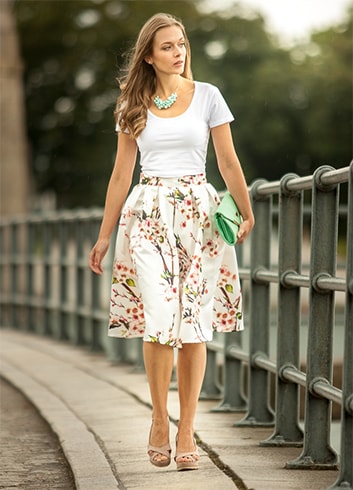 Floral Skirt