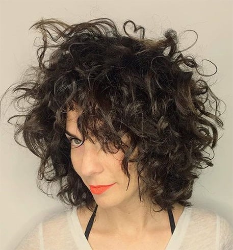 Grungy Multi Textured Perm Bob