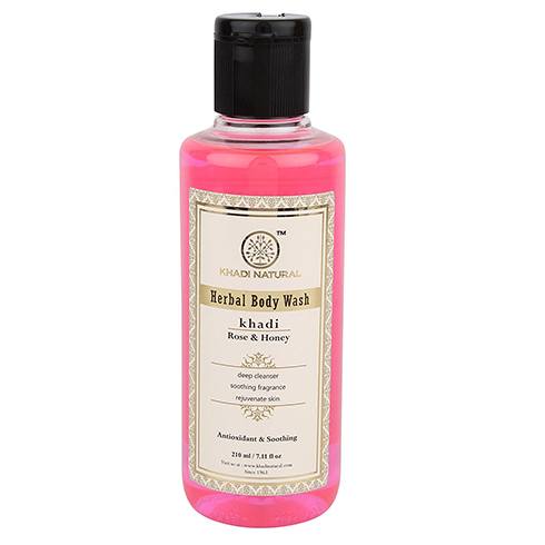 Khadi Herbal Rose And Lemon Body Wash