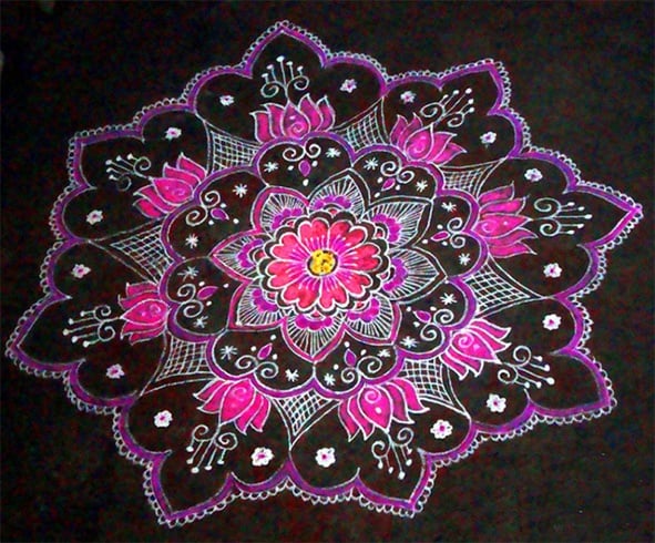 Kolam Designs For Festival