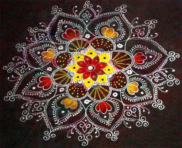 Kolam Designs For Sankranti