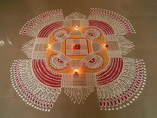 Kolam For Pongal