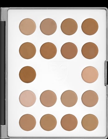 Kryolan HD 18 Micro Cream Foundation Makeup Palette