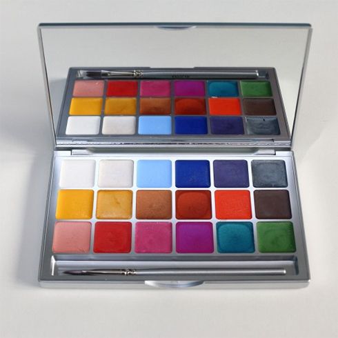 Kryolan Shimmering Vision Interferenz Palette