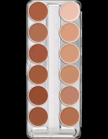 Kryolan Supracolor 12 Concealer Makeup Palette