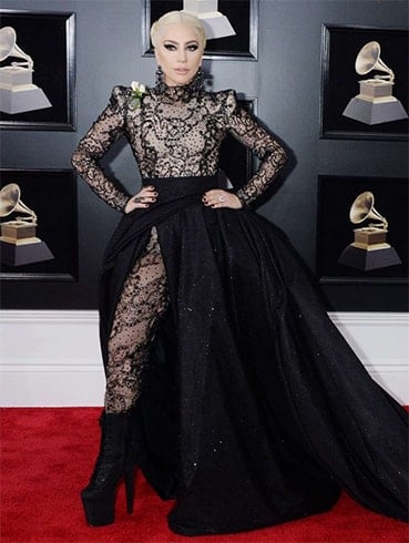 Lady Gaga at Grammys 2018