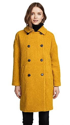 Madewell Double Breasted Boucle Coat
