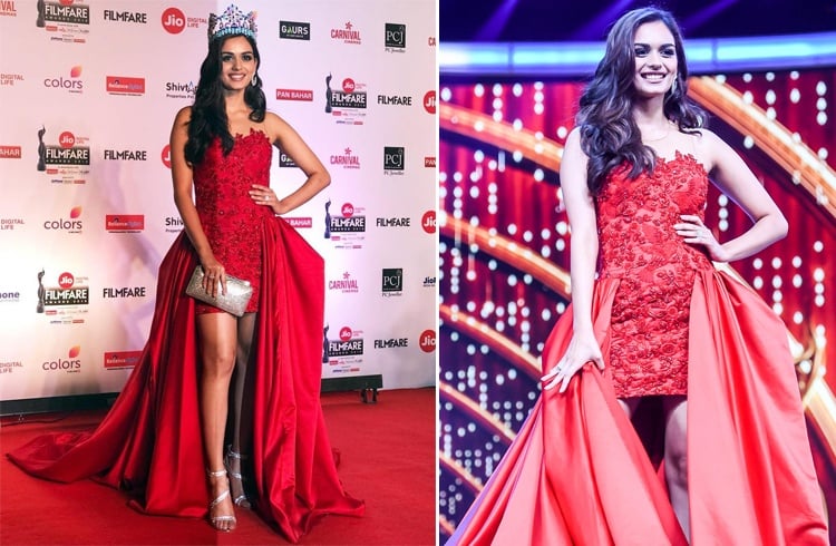 Manushi Chhillar at Jio Filmfare Awards 2018