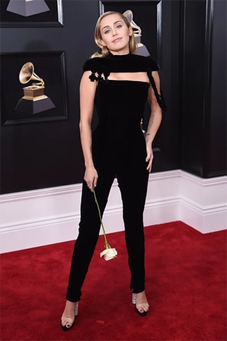 Miley Cyrus at Grammys 2018