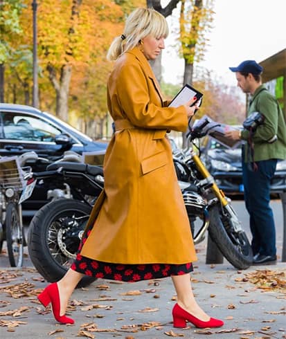 Mustard yellow coat