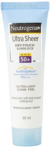 Neutrogena Ultra Sheer Dry Touch Sunblock SPF 50