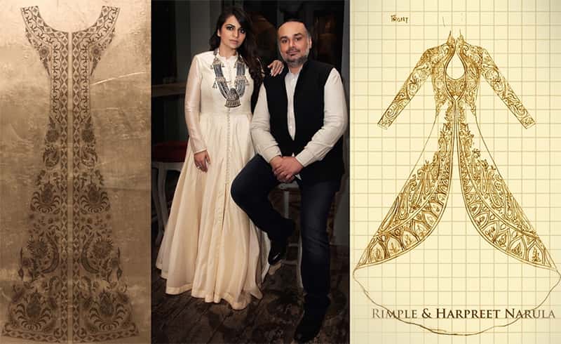 Rimple and Harpreet Narula Sketches