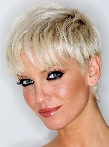 Sarah Harding short hair