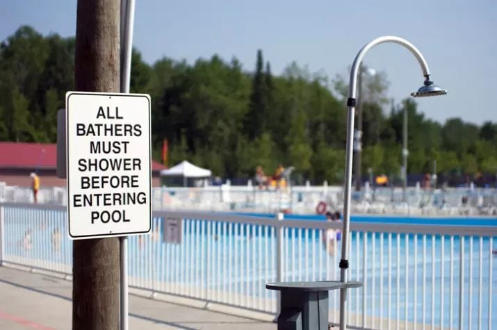 Shower Before You Swim