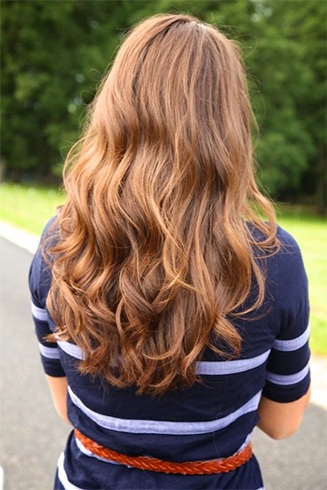 Sock Bun Curls