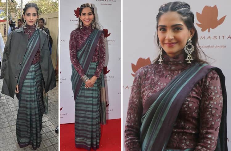 Sonam Kapoor in Anavila sari