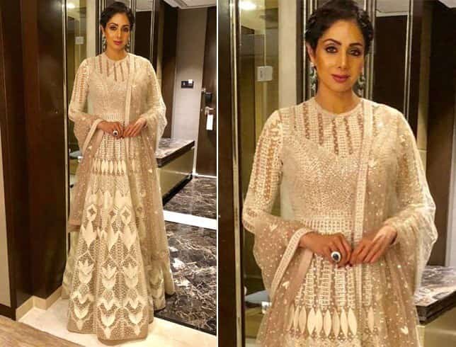 Sridevi Kapoor in Falguni and Shane Peacock