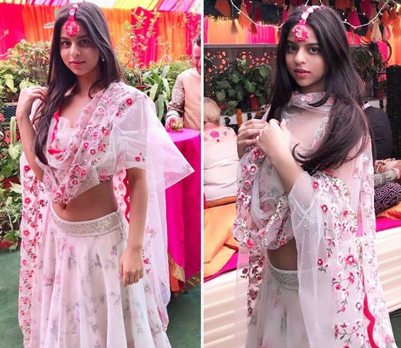 Suhana Khan in Seema Khan outfit