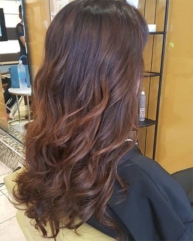 Tousled Curls Partial Perm