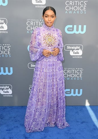 Yara Shahidi at Critics Choice Awards 2018