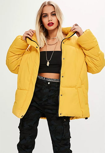 Yellow oversized jacket 2018