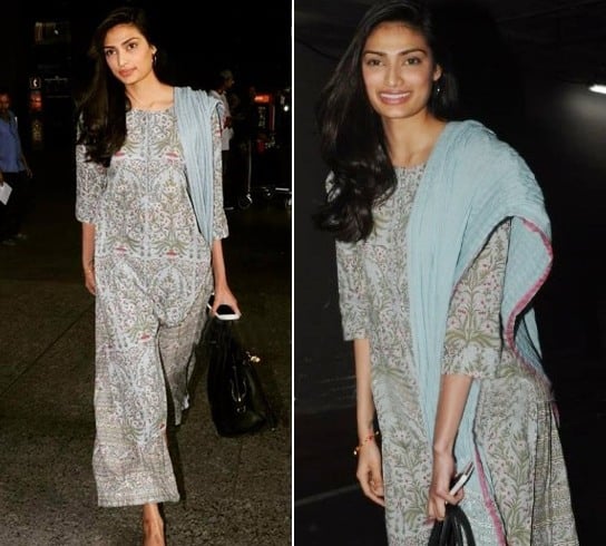 Athiya Shetty Airport Styles