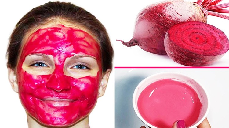 Beetroot face mask