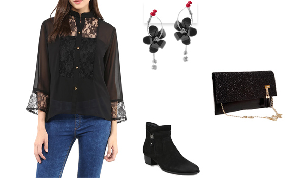 Black wardrobes