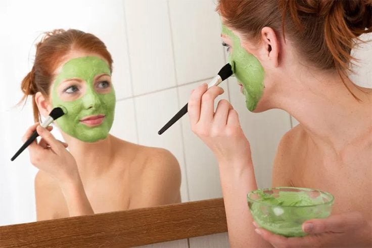 Cabbage face mask