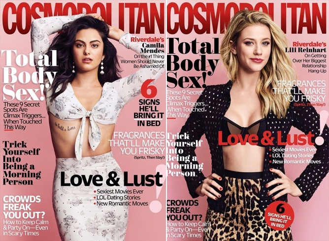 Camila Mendes and Lili Reinhart for Cosmopolitan US