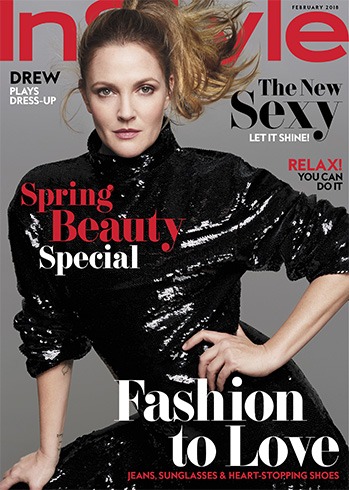 Drew Barrymore for InStyle US
