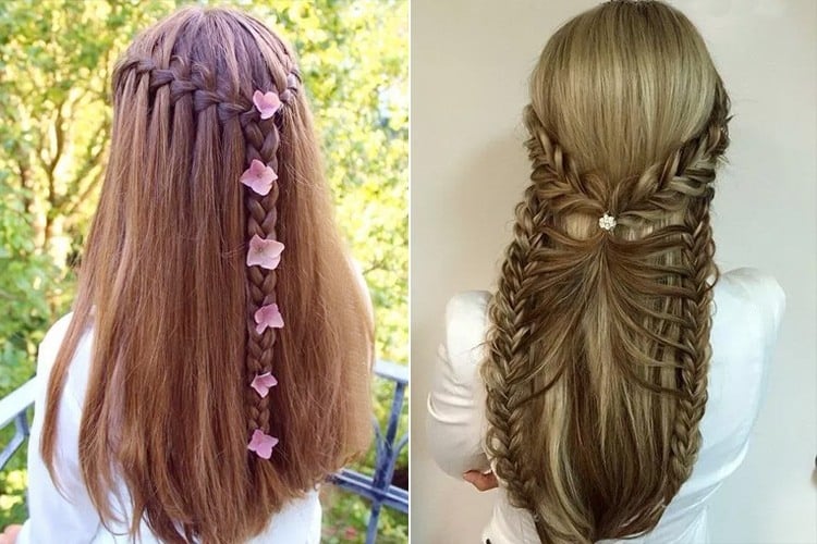 Easy Half up Half down Hairstyles