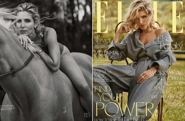 Elsa Pataky for Elle Australia