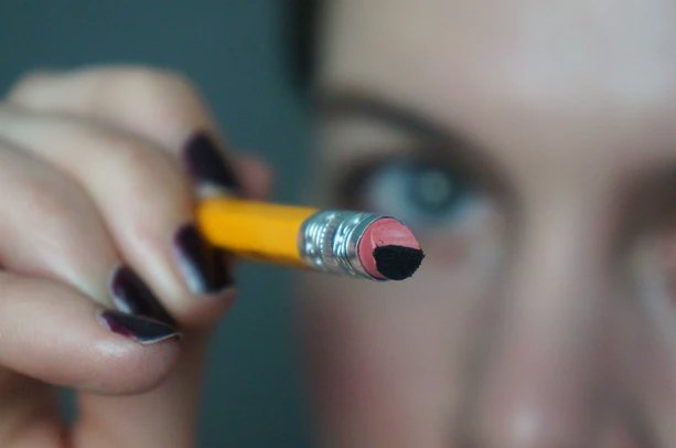 Eye Stamp Using Pencil Eraser