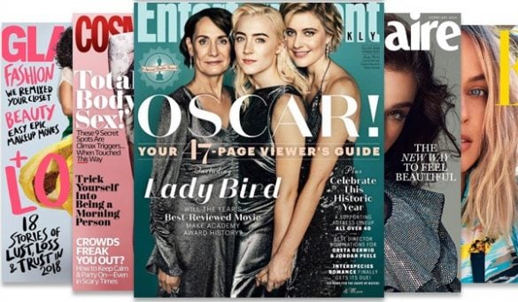 February 2018 International Magazine Covers