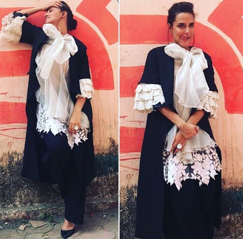 Neha Dhupia in Aikeyah label