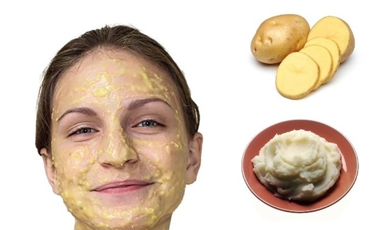 Potato face mask