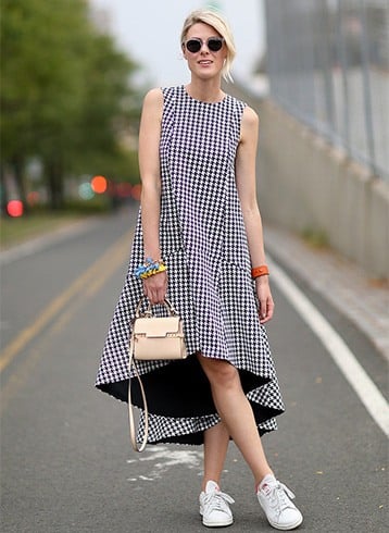 Trendy Gingham Dress