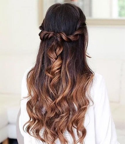 25 Easy Half Up Half Down Hairstyles Collection