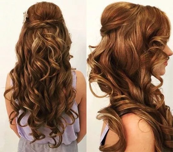 25 Easy Half Up Half Down Hairstyles Collection