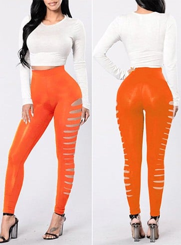 Womens Cutout Leggings